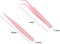 Tweezers for Crafting Crushed Resin Glass Storage Plate with Precision Tweezer Set for DIY Art